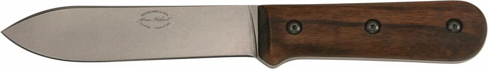 KA-BAR Becker BK62 Kephart escalas de nogal hoja fija Bushcraft, cuchillo de supervivencia Foto 3 de 3