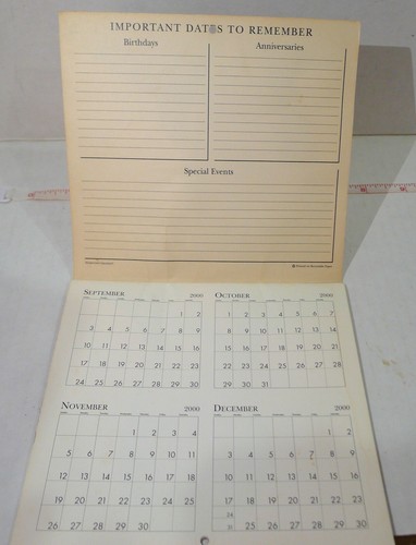 ELVIS PRESLEY 2001 16 MONTH Calendar Good Condition - Picture 3 of 6