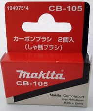 OEM Genuine Makita Carbon Brush Set 194975-4 CB-105 1949754 HK1810 HM0810B HR251