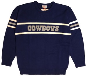 MITCHELL AND NESS NFL DALLAS COWBOYS KNITTED SWEATER - Blue/Grey (MEN'S 4XL) | eBay