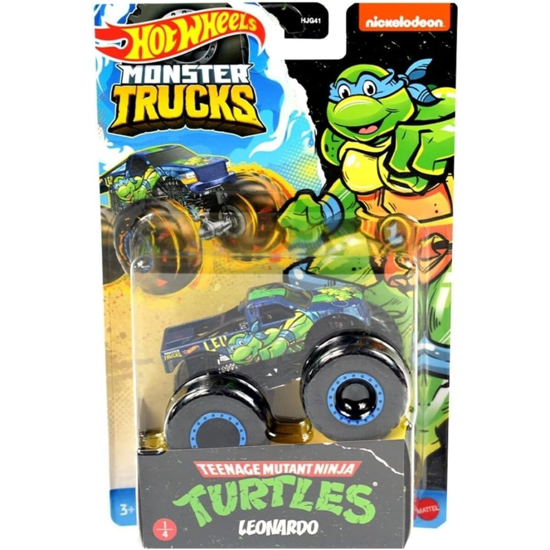 Hot Wheels Monster Truck Leonardo Teenage Mutant Ninja Turtles | eBay