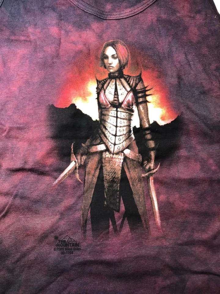 Camiseta sin mangas The Mountain Girl Youth Xena Warrior Princesa roja algodón niños S-L Foto 2 de 4