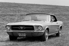 1967 Ford Mustang Cabrio Auto Straßentest 4x6 Foto 