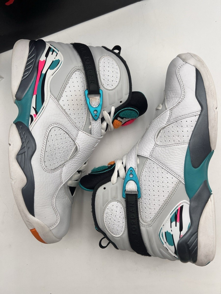Size 9 - Air Jordan 8 Retro South Beach With Box & New Extra Size 9 - Air Jordan 8 Retro South Beach With Box & New Extra