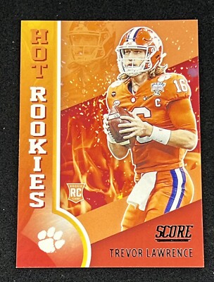 Trevor Lawrence 2021 Score #HR1 Hot Rookies RC Clemson Jaguars