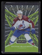 2024-25 UD Synergy - StarQuest Lime Green Tint #SQ-17 Nathan MacKinnon SP