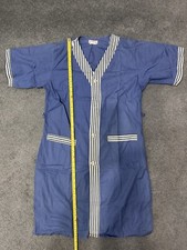 Shave Coat robe by Weldon 1940's vintage pajama short sleeve singlet Men Medium