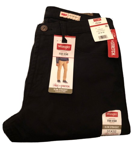 Stretch Jeans Black Size 31x32 