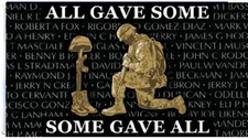All Gave Some Some Gave All Military Flag Banner 3x5FT USA Man Cave Veteran KIA