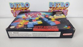 TETRIS 2 GIG PAL Version Super Nintendo New MIB No Famicom 1995 Deadstock New
