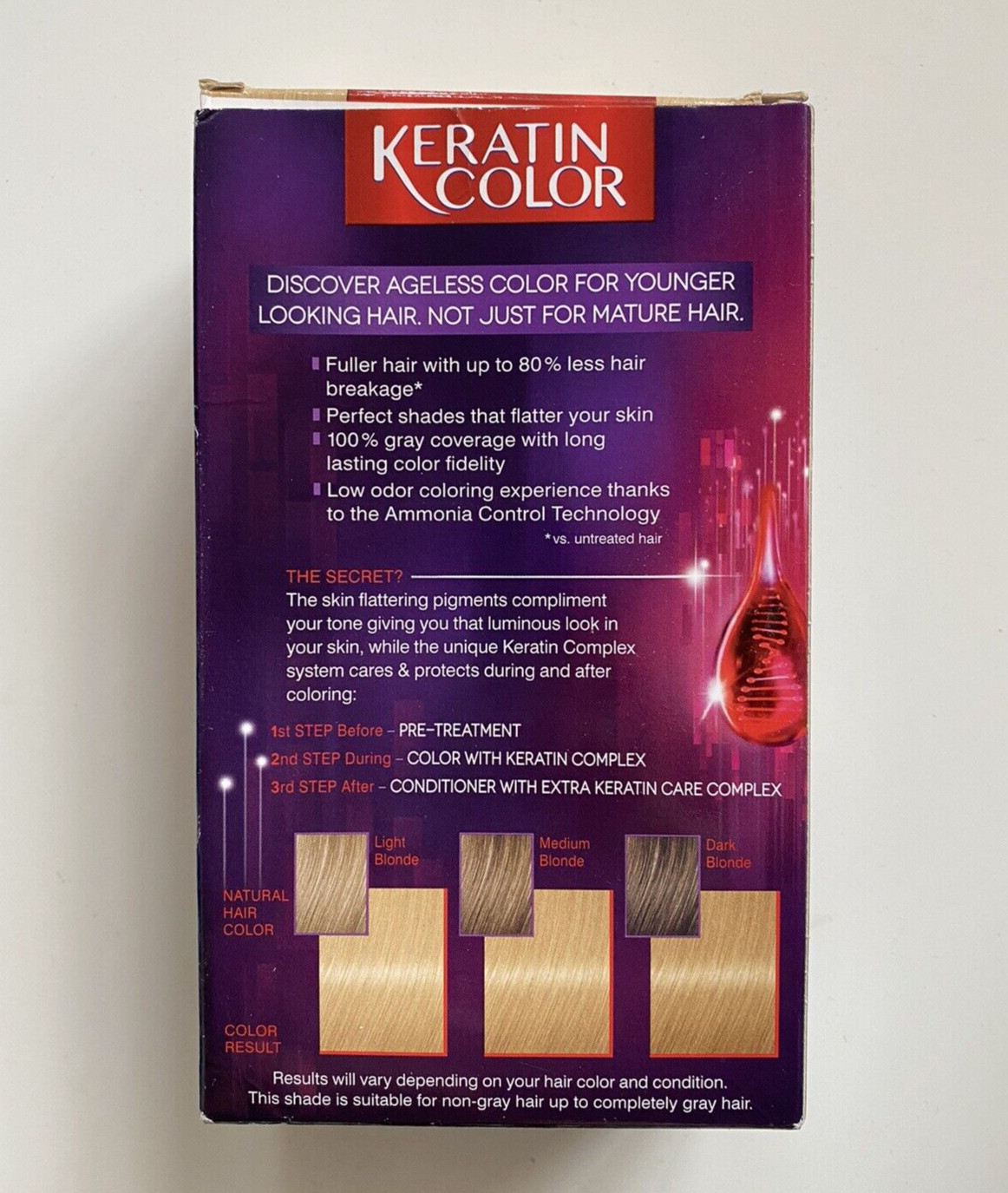 1 Schwarzkopf Keratin Hair Color  Light Pearl #12 NEW