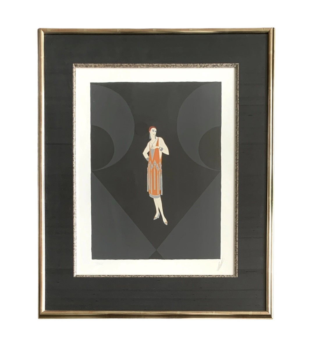 Erte signed lithograph Manhattan Mary I Broadway Art Deco style | eBay
