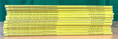 IEEE TRANSACTIONS on PATTERN ANALYSIS and MACHINE INTELLIGENCE 2010 * Full Year