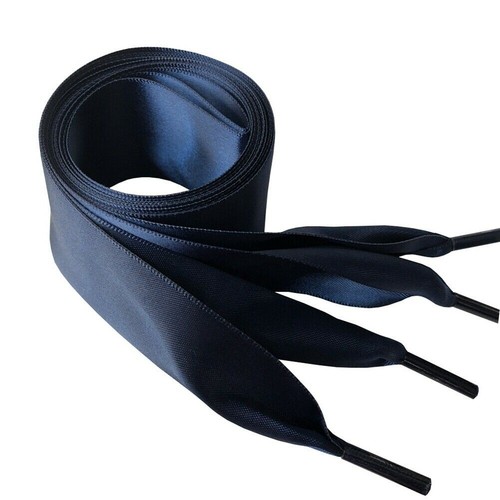 Cordones de zapatos planos de cinta de satén de 4 cm de ancho para zapatillas zapatos deportivos 39-59 - Imagen 5 de 23