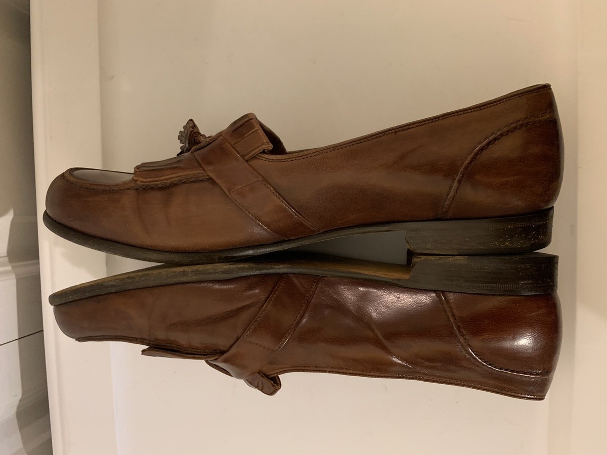 Brangano Cole Haan Size 10 M Brown. Cole Haan Bragano Mens Sz 10M Brown Leather Slip On Tasseled  main image 2