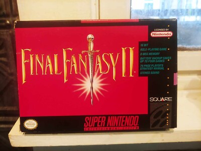 ファイナルファンタジー 2 北米版 SNES ソフト SFC ファイナルファンタジー 2 北米版 SNES ソフト SFC 楽天市場