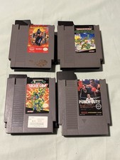 4 NES Game Lot - Ninja Gaiden, TMNT, TMNT Arcade Game, Mike Tyson's Punch-Out!!