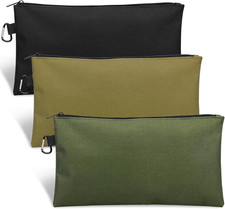 3 Pack Tool Bag Zipper Pouch, Premium Tool Pouch, Utility Storage Organizer To
