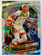 2025 Panini Prizm WNBA Zia Cooke #110 Cracked Ice Seattle Storm