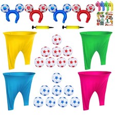 Granny Pants Yard Game, 4Pcs World Cup Granny Pants Outdoor Games 16 Colorf...
