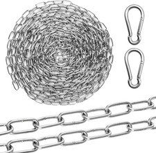 Stainless Steel Chains, Metal Chain Heavy Duty Chain Links, 1.5Mm X 6M Stainles