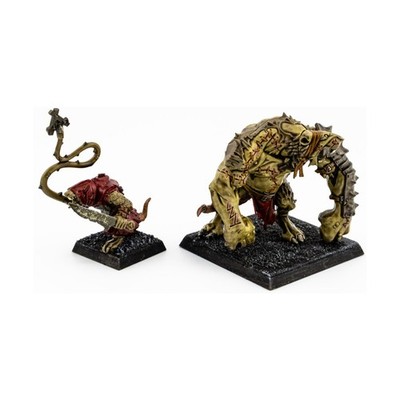 GW WHF Skaven Plastic Rat Ogre w/Pack Master #3 NM