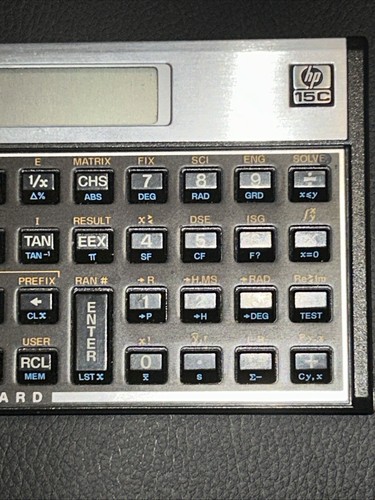 Vintage HP 15C Scientific Engineering Calculator Needs Batteries - Picture 4 of 7