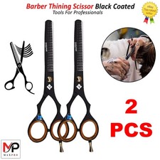 Premium 5.5 Inch Hair Thinning Shears with Finger Rest Barber Salon Scissors