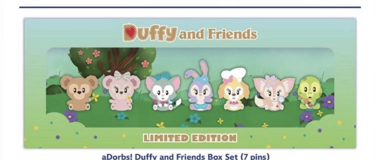 New ListingWDI aDorbs Duffy and Friends Box Set LE 400 - FULL SEVEN PIN SET