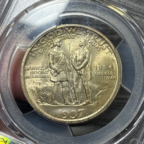 1937 50C Boone Commemorative Half Dollar PCGS MS67 - Item#108 - Picture 6 of 9