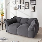 Corduroy Bean Bag Chair Comfy Lounge Lazy Sofa Firm Filling for Reading Gaming