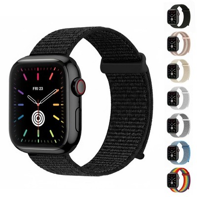 Smartwatch Armband für Apple Watch Series 7 41 mm 45 mm Nylon Ersatz Band Klett