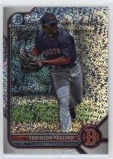2022 Bowman Chrome Prospects Speckle Refractor 103/299 Eddinson Paulino 03ou