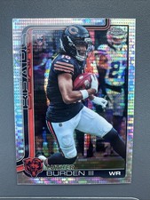 2025 Topps Chrome Football NFL Luther Burden III Pulsar #334 RC - Chicago Bears