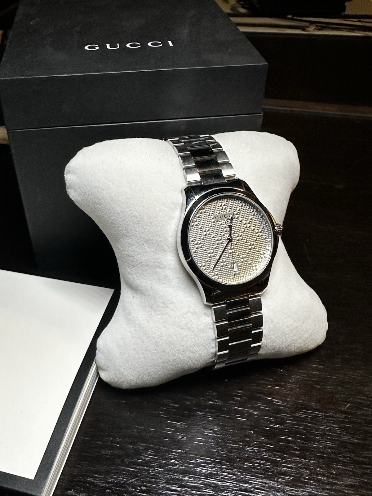 Gucci G-Timeless YA126459 Stainless Steel Unisex Wristwatch