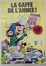 Franquin Gaston Lagaffe 1979 rare affiche présentation album N°13 (42x30cm)