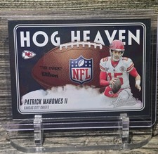 2025 Panini Absolute Patrick Mahomes II Hog Heaven Insert Card 🏈Chiefs🏈
