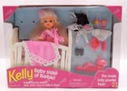 VINTAGE KELLY BABY SISTER OF BARBIE NURSERY SET CRIB CLOTHES MATTEL NIB SEALED