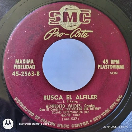 Alfredito Valdes - BUSCA EL ALFILER / CUBAN SON - SMC 45 HEAR