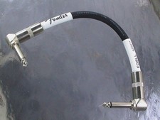 FENDER PERFORMANCE SERIES 1/4" RIGHT ANGLE ENDS PATCH CABLE 1PC FG6LL NEW 