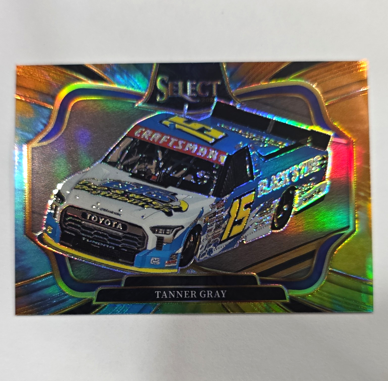 Tanner Gray 2026 NASCAR Panini Select Pit Road Tie-Dye Prizm #181 /25