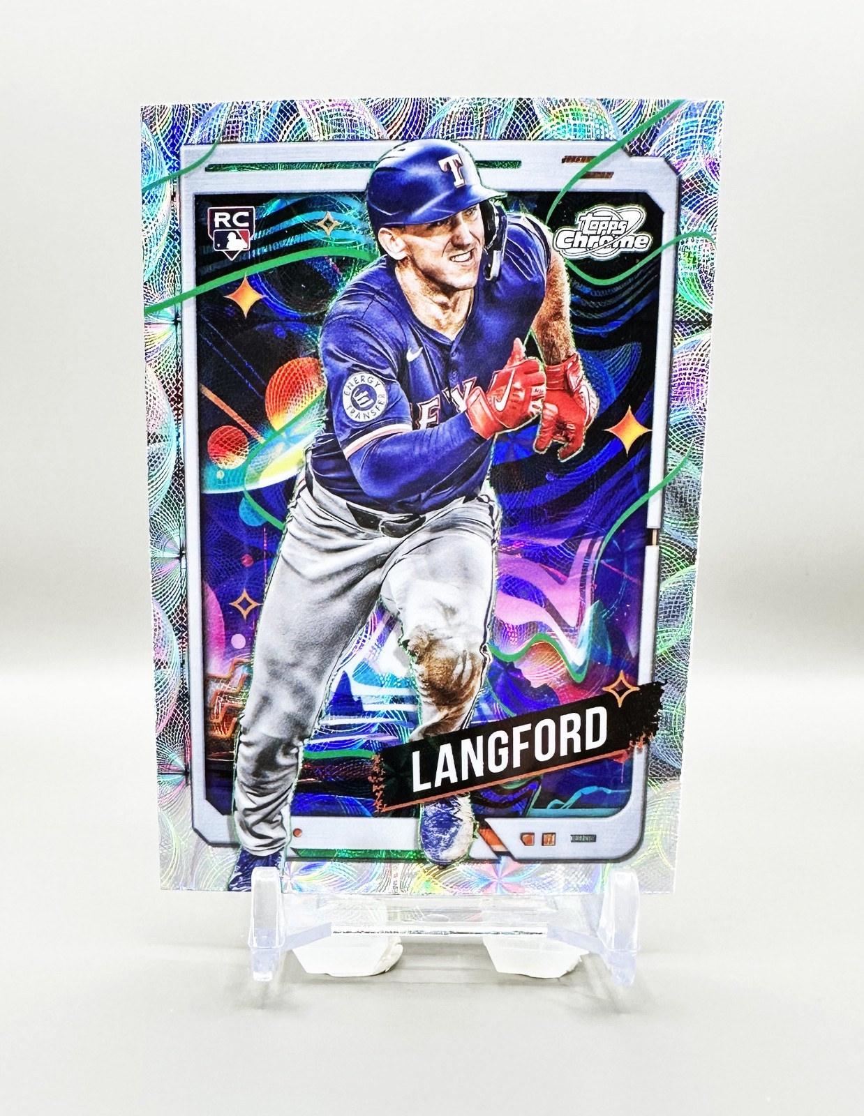 2024 Topps Cosmic Chrome Baseball #139 (Nucleus Refractor) WYATT LANGFORD [RC]