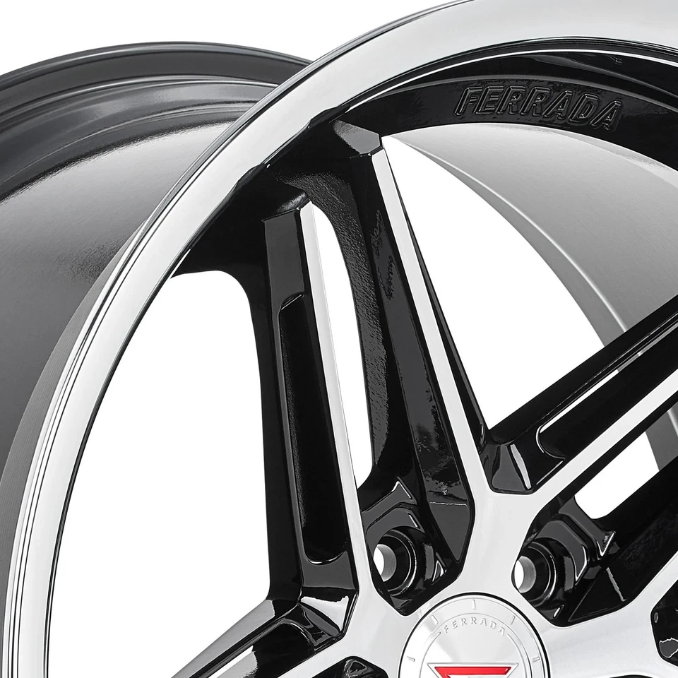 Ferrada CM1 Wheels 19x8.5 (42, 5x112, 66.56) Black Rims Set of 4 Foto 2 de 4