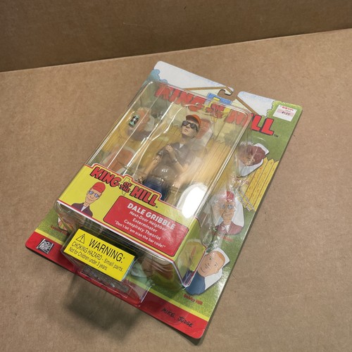NUOVO E SIGILLATO: King of the Hill DALE GRIBBLE Action Figure Toycom NOS Vintage - Foto 5 di 5