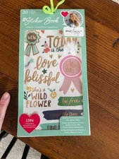 NEW AMERICAN CRAFTS "DEAR LIZZY" PLANNER/JOURNAL STICKER BOOK