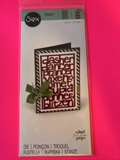 Sizzix Thinlits Debbie Potter REINDEER NAMES  Christmas  Dasher Vixen 660733