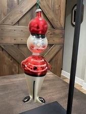 VTG 1950s De Carlini Hand-Painted Toy Soldier Ornament, Italy, Free Shipping!