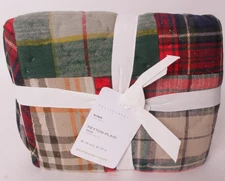 Pottery Barn Peyton reversible patchwork quilted king sham