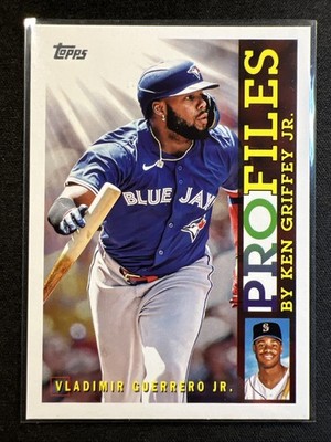 トップス j 2026 Topps: Series 1-Profiles #TP-14 Vladimir Guerrero Jr./Blue