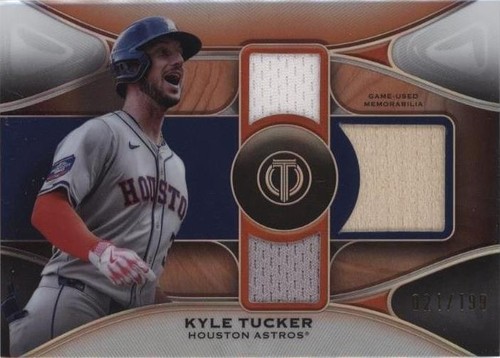 Kyle Tucker 2025 Topps Series One Game Used Bat Relic/150 T90R-KT 